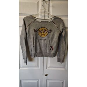 Hard Rock Cafe Denver Vintage Style Raglan Sweatshirt XS